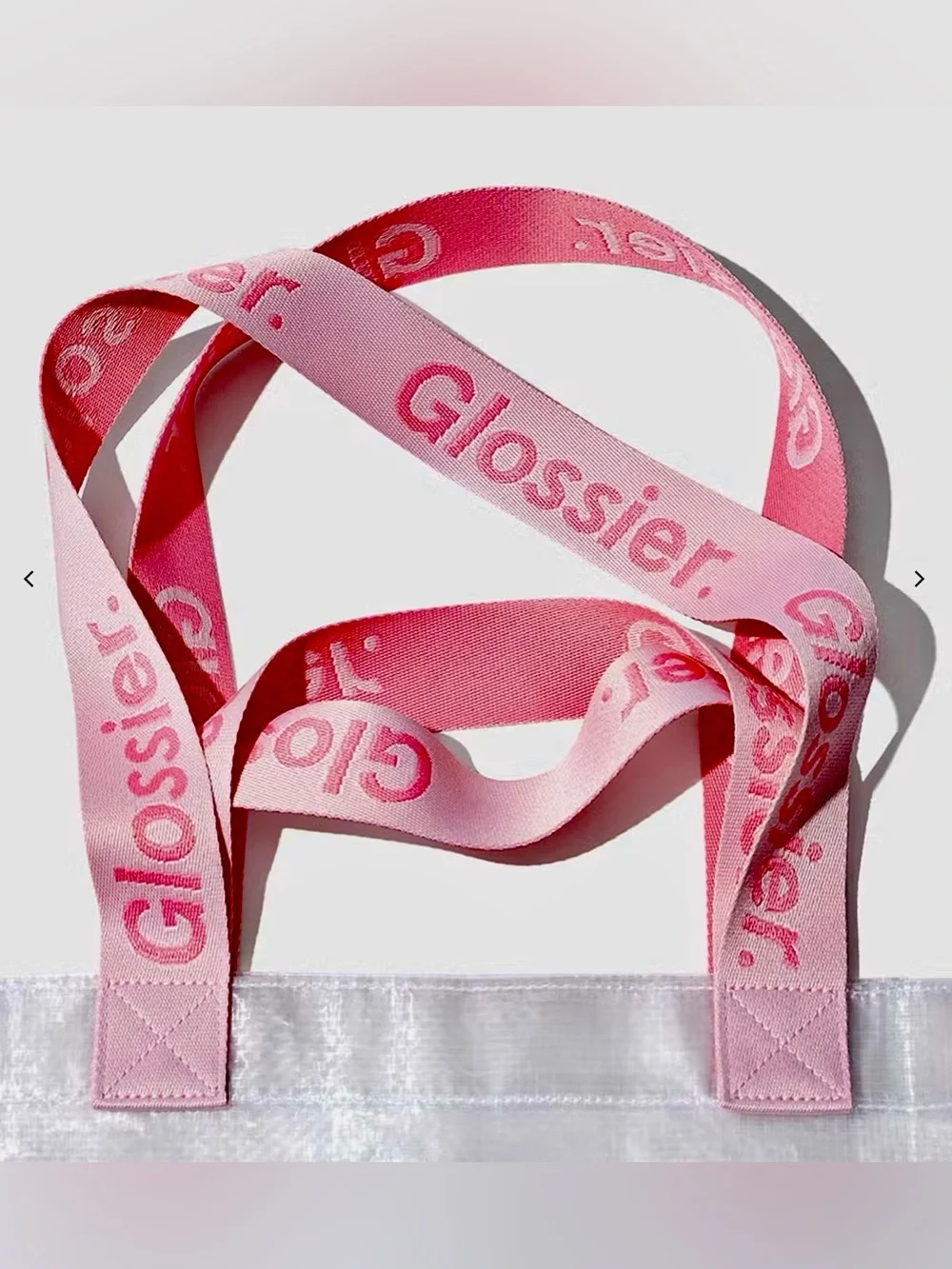 New, Glossier Errand Tote Bag, Pink Capsule Collection, Limited Edition